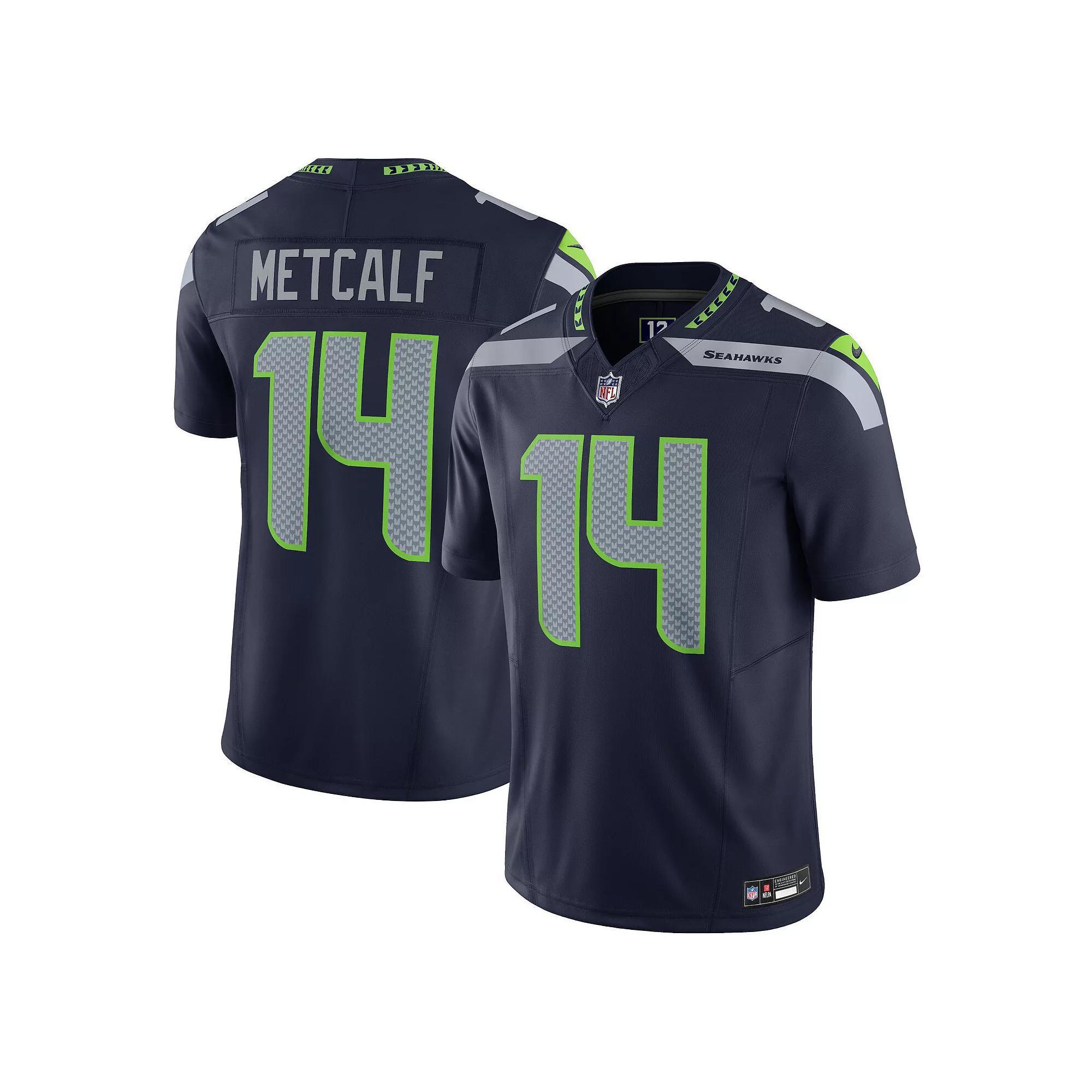 Mens Nike DK Metcalf Seattle Seahawks Vapor F.U.S.E. Limited Jersey Blue Product Image