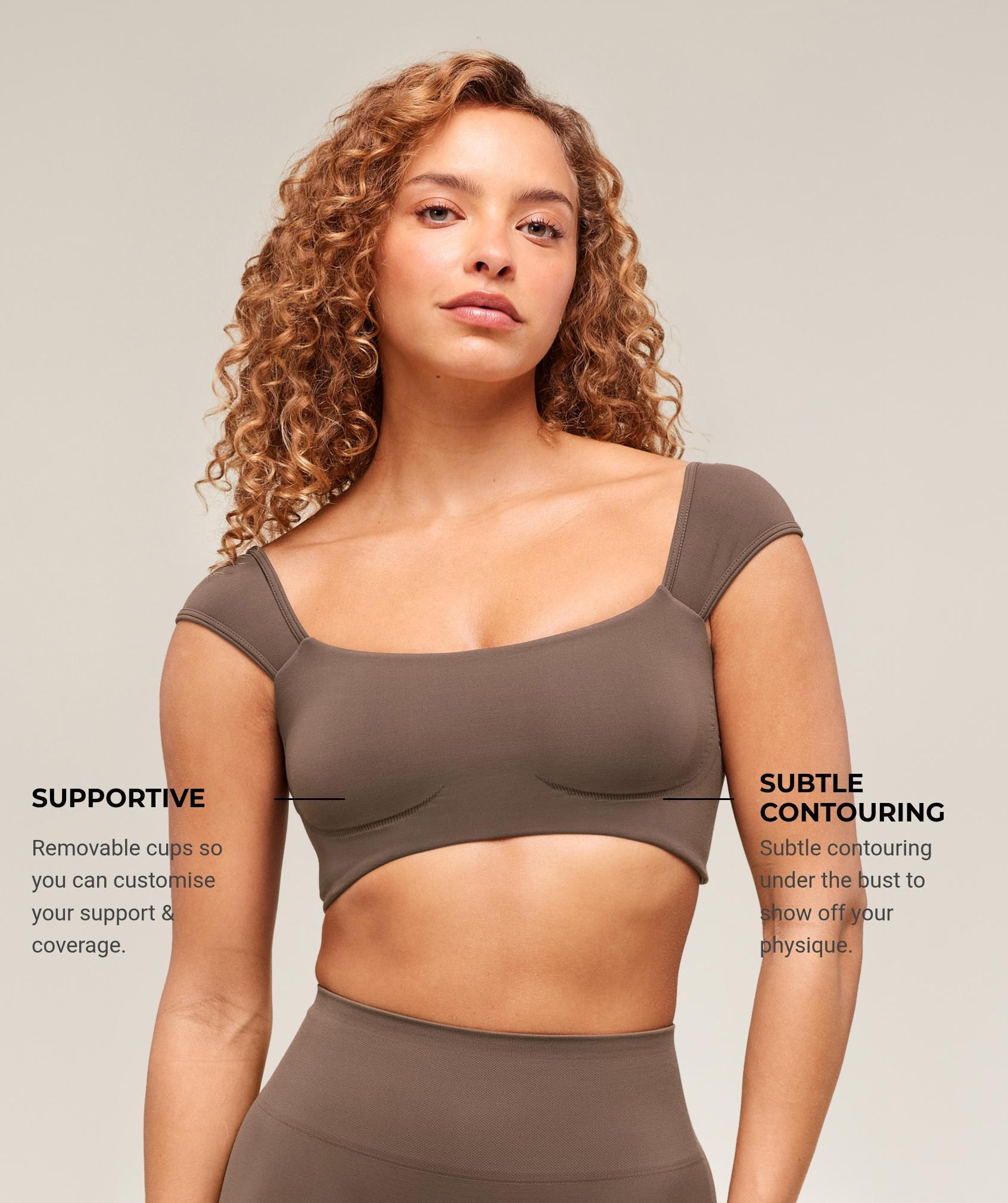 Soft Sculpt Cap Sleeve Bralette Product Image