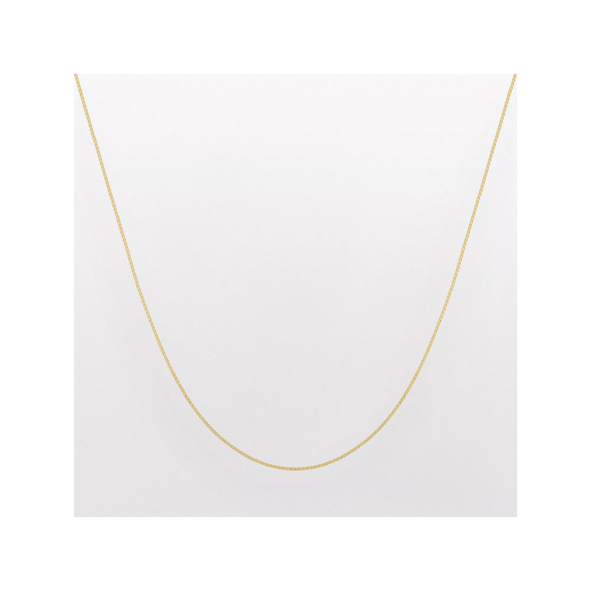 Everlasting Gold 14k Gold Venetian Box Chain Necklace, Womens Product Image