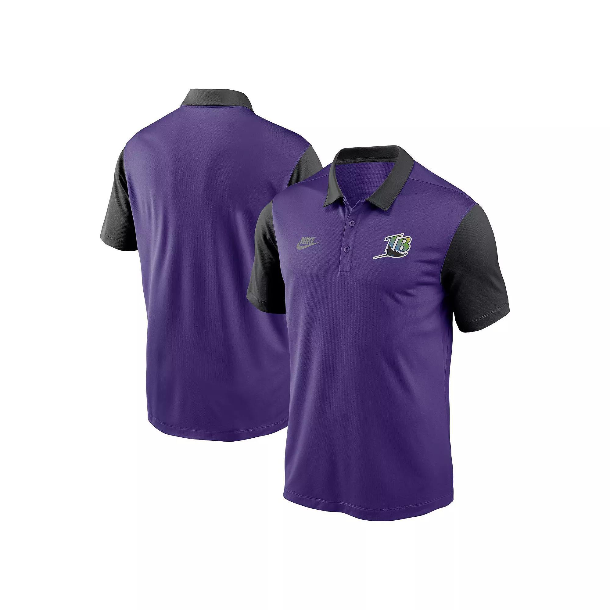 Men's Nike Purple Tampa Bay Rays Franchise Cooperstown Collection Polo, Size: 3XL Product Image