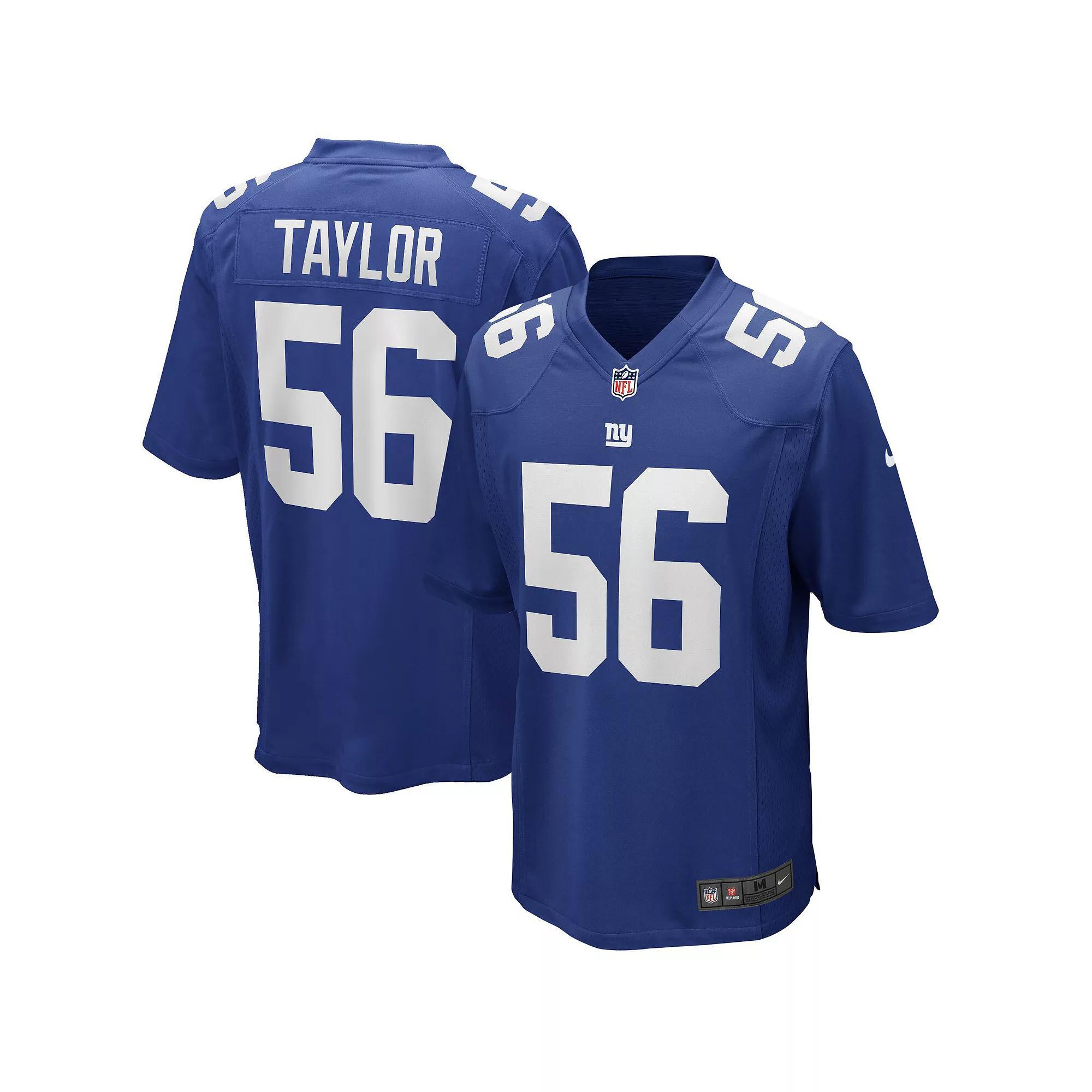 Men's Nike Michael Strahan Royal New York Giants Game Retired Player Jersey, Size: Large, Blue Product Image