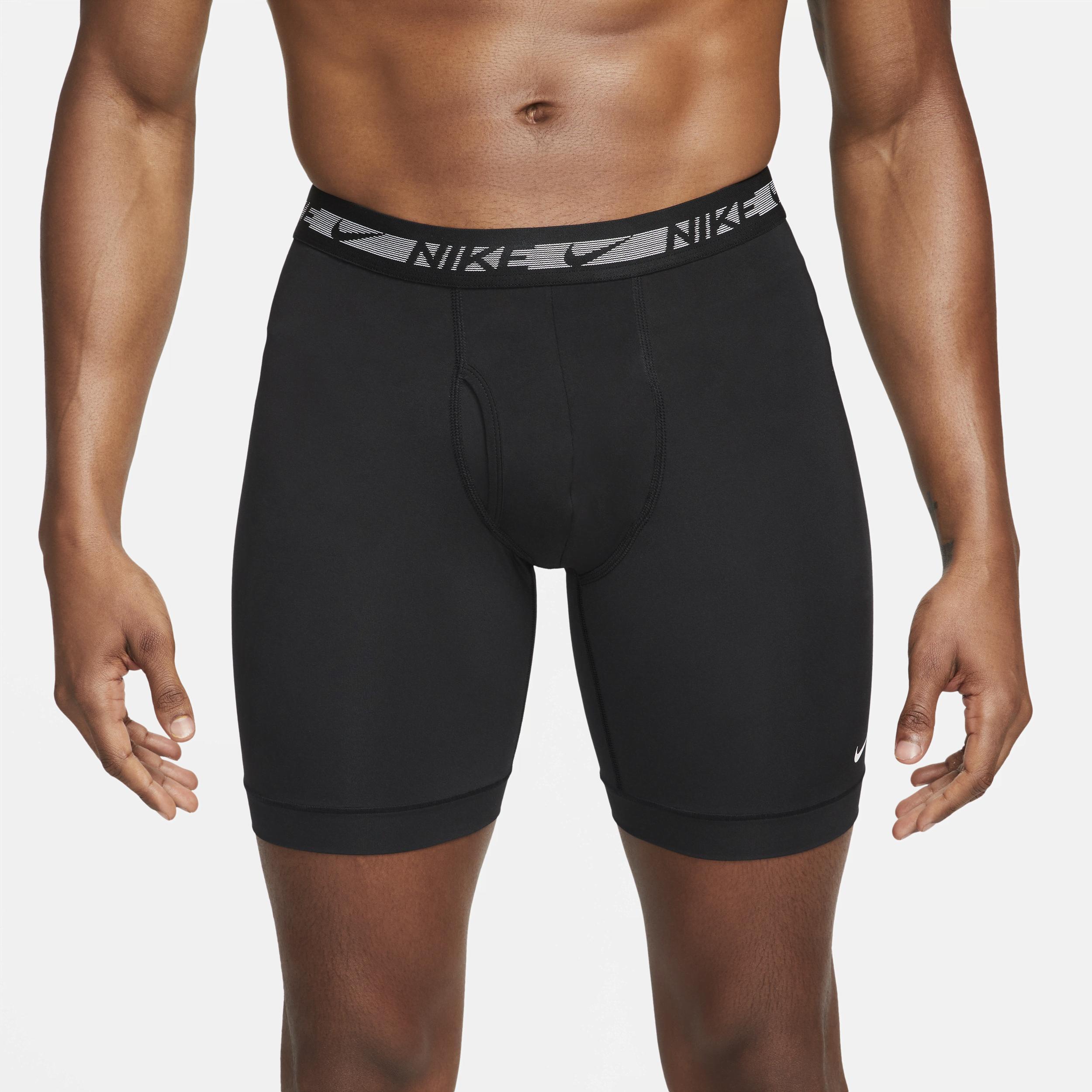 Nike Mens Dri-FIT Ultra Stretch Micro Long Boxer Brief (3-Pack) Product Image