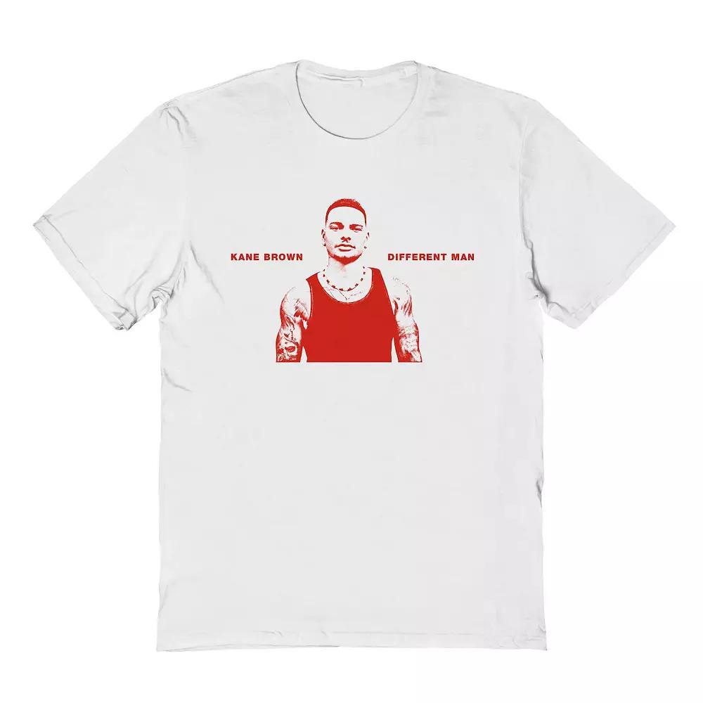 Men's Kane Brown Different Man Graphic Tee, Size: Medium, White Product Image