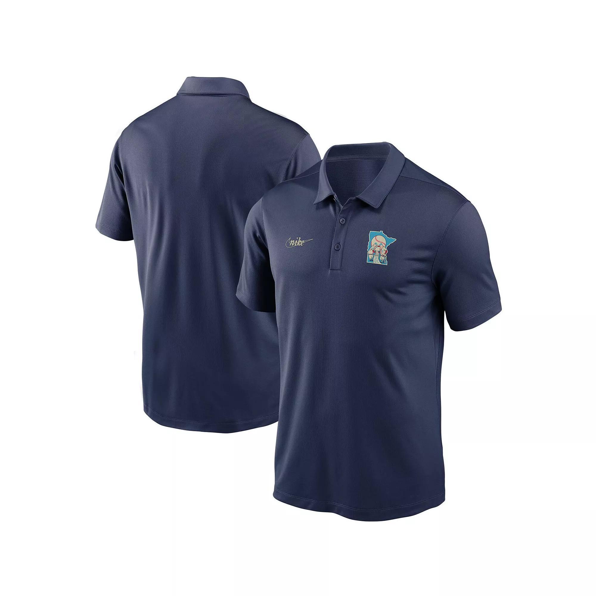 Men's Nike Royal Chicago Cubs Cooperstown Collection Logo Franchise Performance Polo, Size: Small, Blue Product Image