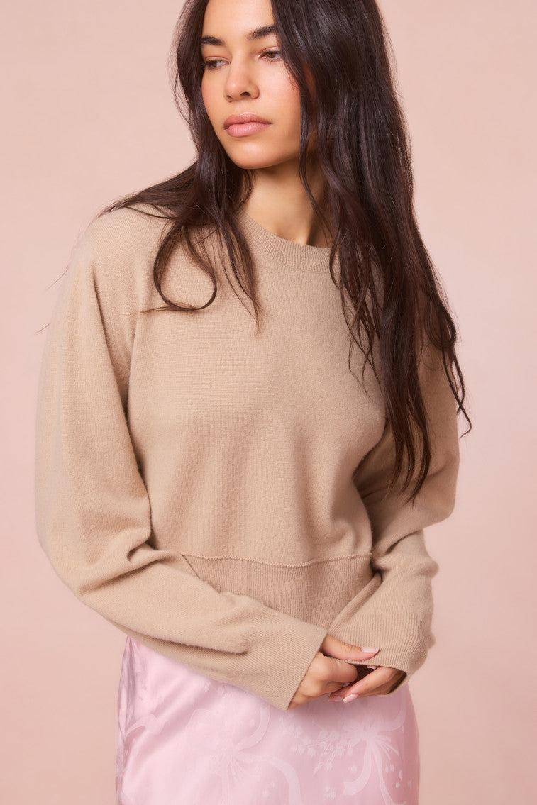 Bellman Cropped Cashmere Pullover Product Image