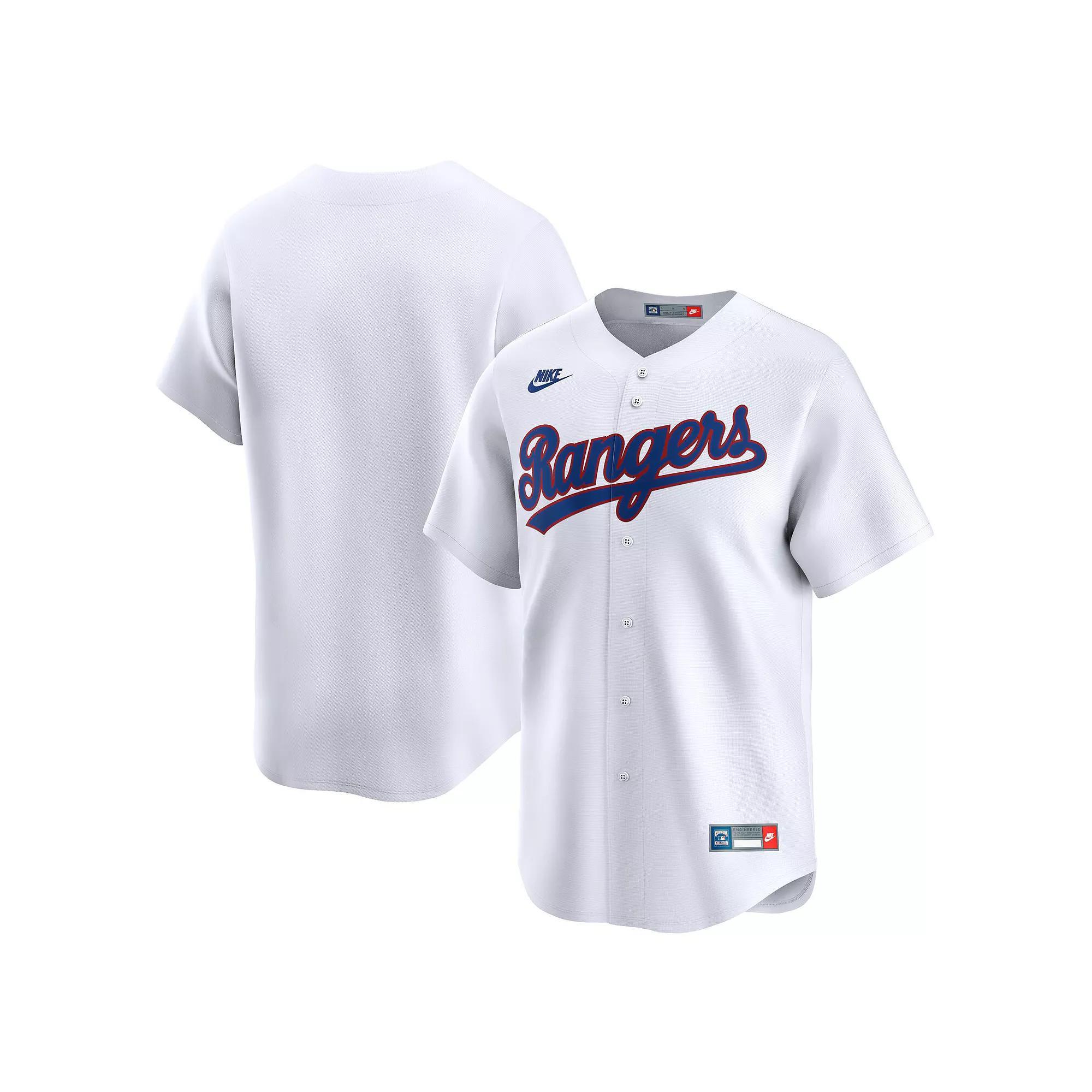 Men's Nike White Texas Rangers Cooperstown Collection Limited Jersey, Size: 2XL Product Image