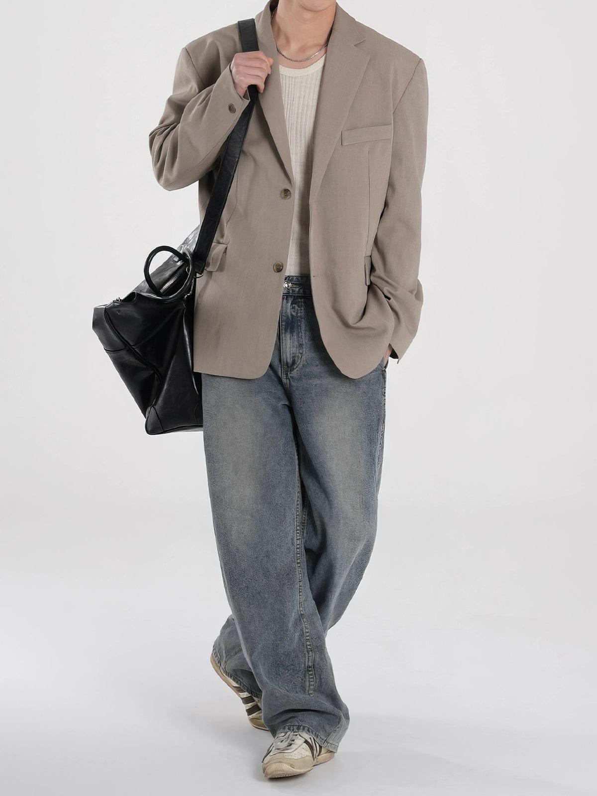 RT No. 12562 WASHED BLUE DENIM JEANS Product Image