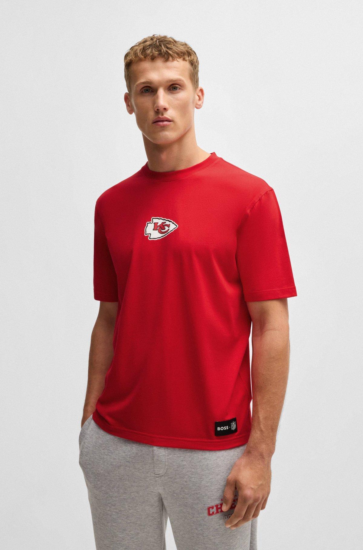 BOSS x NFL stretch-cotton T-shirt with special branding Product Image