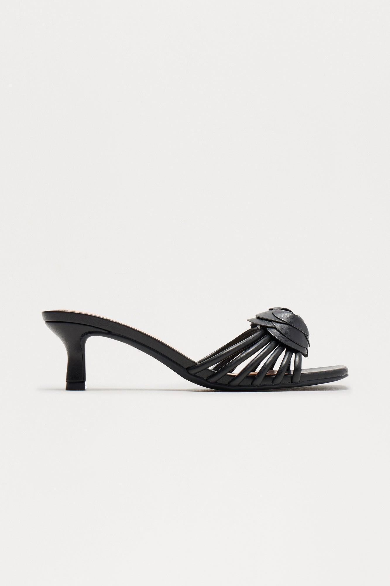 Vita Kitten Heels - Black Product Image