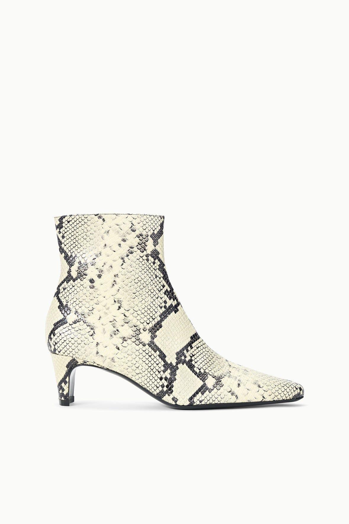 WALLY ANKLE BOOT | WHITE SNAKE Product Image