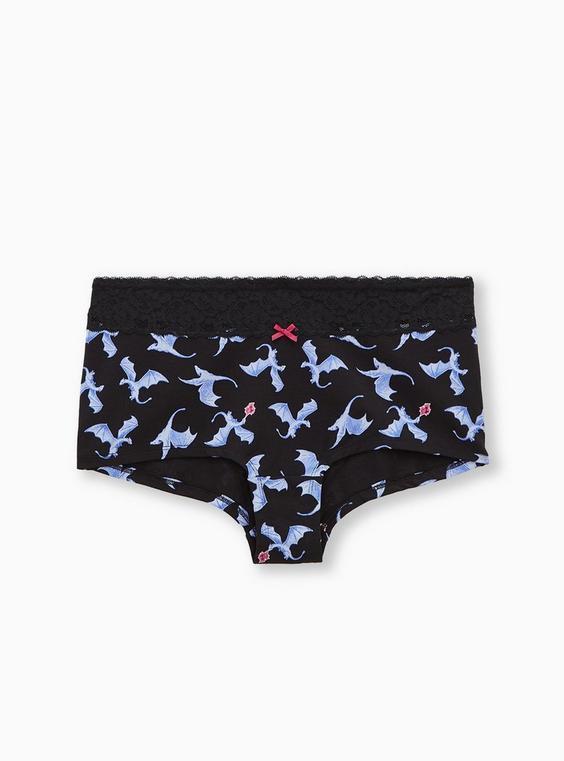 Cotton Mid-Rise Boyshort Panty Product Image