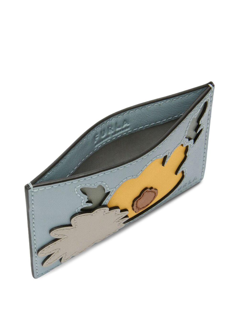 floral-appliqué cardholder Product Image