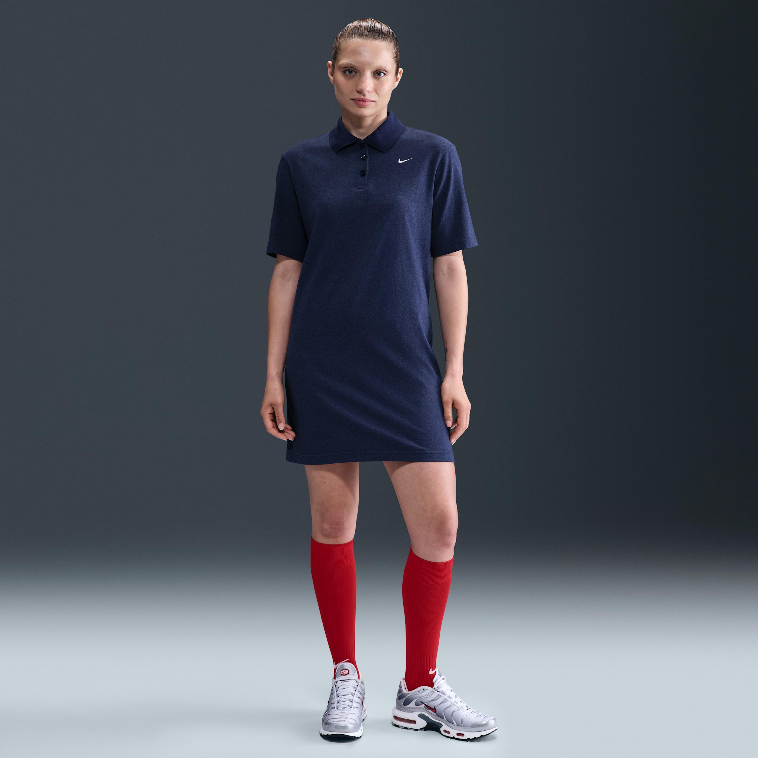 Nike Sportswear Essential Women's Short-Sleeve Polo Dress Product Image