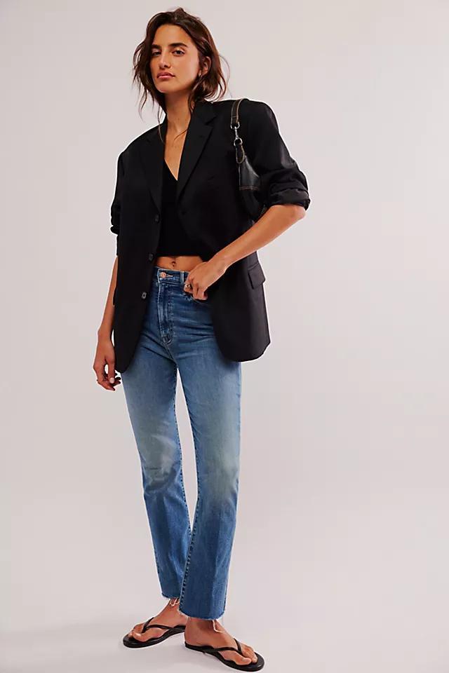 MOTHER The Hustler Ankle Fray Jeans Product Image