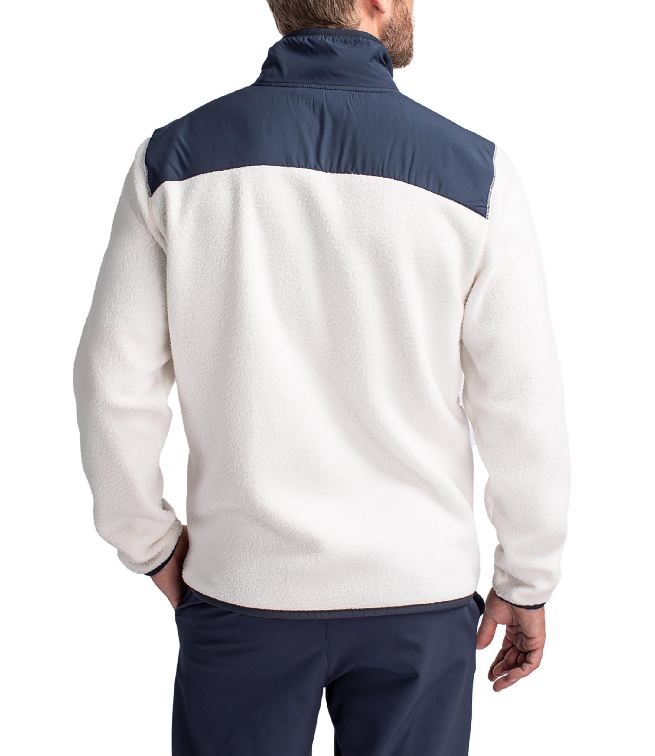 Cutter & Buck Cascade Eco Sherpa Mens Big & Tall Fleece Jacket Product Image