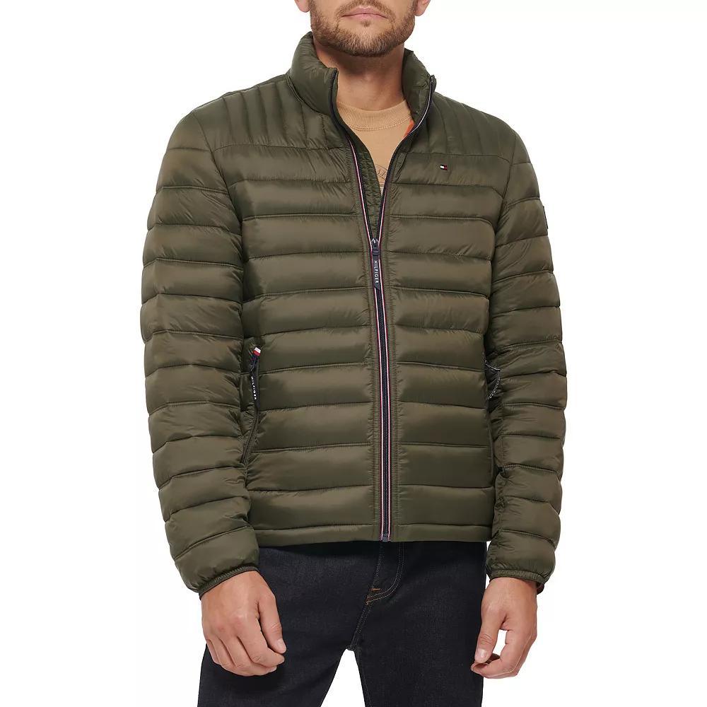 Men's Tommy Hilfiger Packable Puffer Jacket, Size: Medium, Brown Product Image