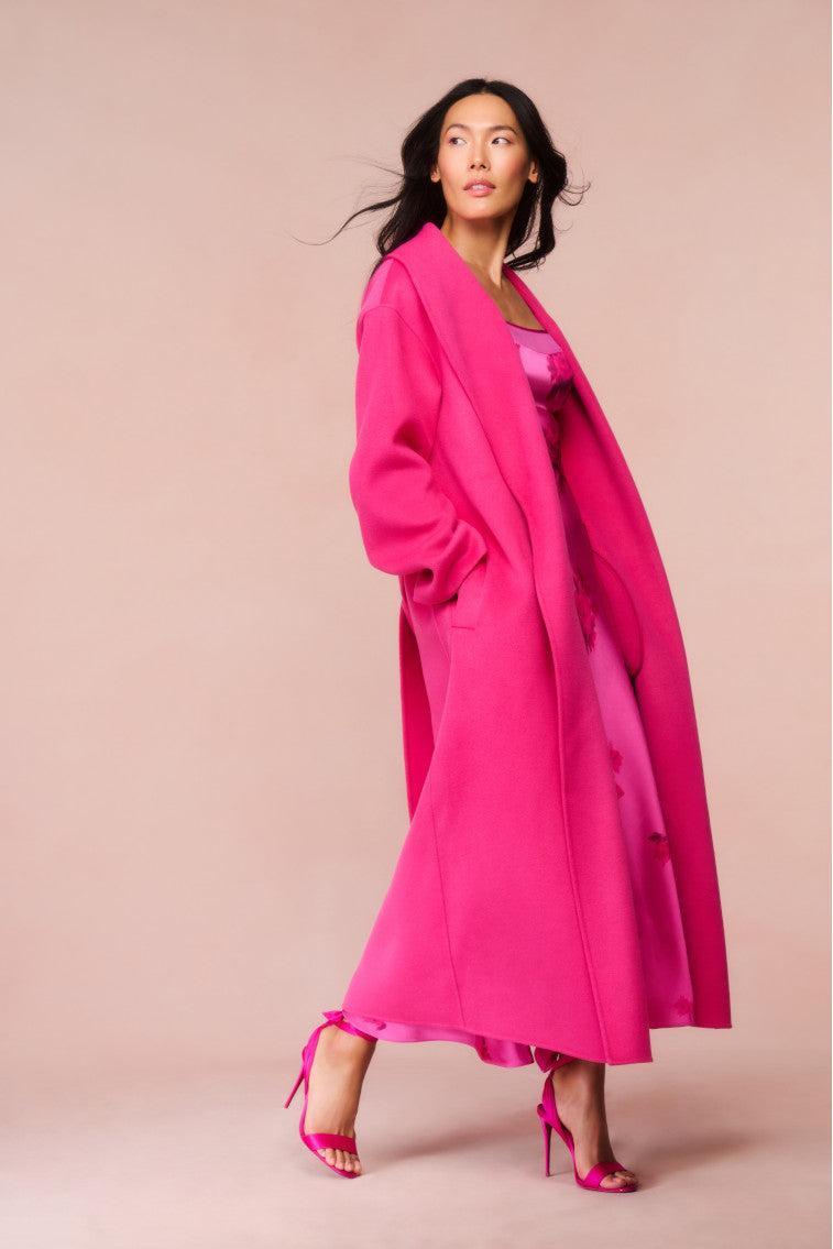 Mahika Wool-Cashmere Wrap Coat Product Image