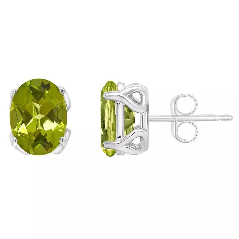 Alyson Layne Sterling Silver 6 mm Cushion Rose Quartz Stud Earrings, Womens Product Image