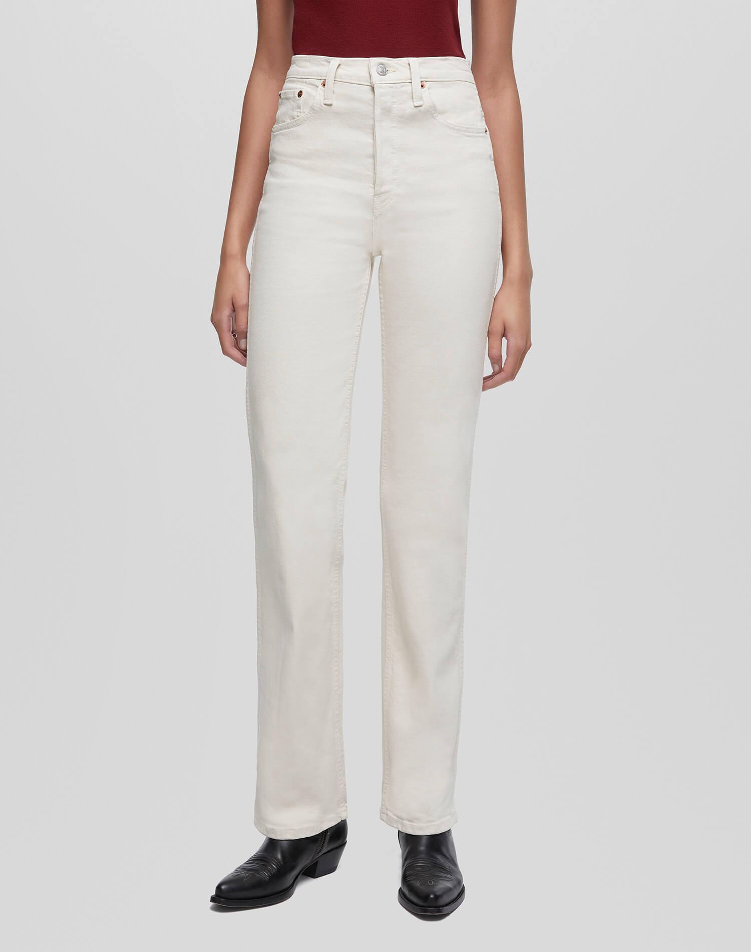 Comfort Stretch 90s High Rise Loose - Vintage White Product Image