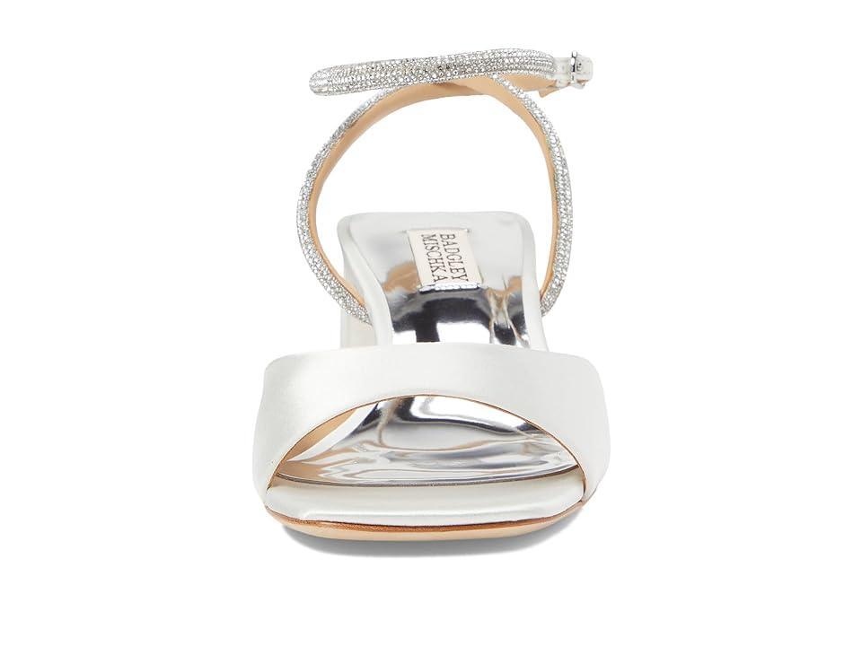 Badgley Mischka Womens Infinity Embellished Mid Block Heel Sandals Product Image