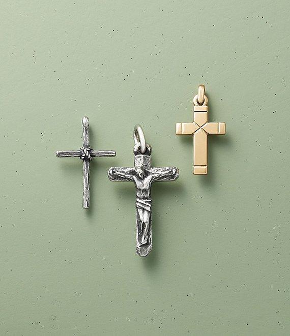 James Avery Small 14K Gold Plain Latin Cross Charm Product Image