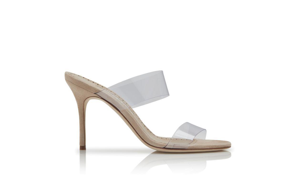 SCOLTO Clear ECO PVC Open Toe Mules Product Image