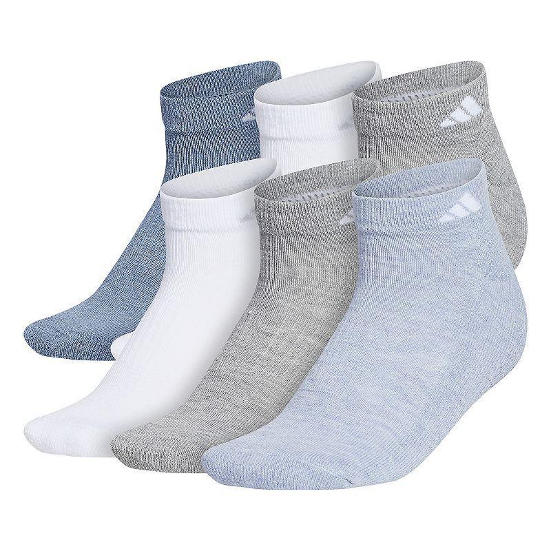Women's adidas Athletic Low-Cut Sock 6-Pack, Size: 5-10, White Product Image