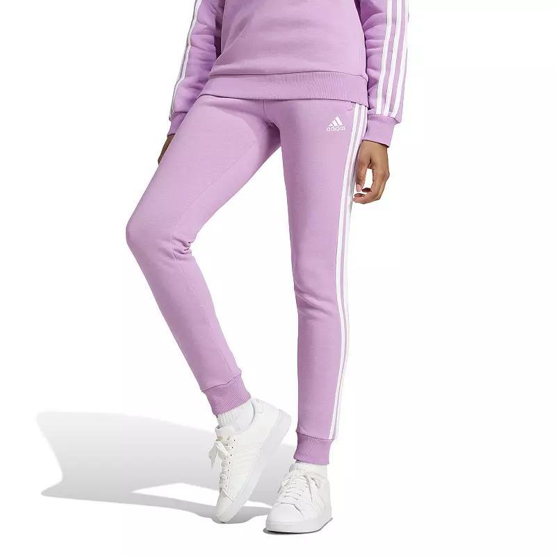 Womens adidas Sportswear Essentials 3-Stripes Fleece Pants Product Image