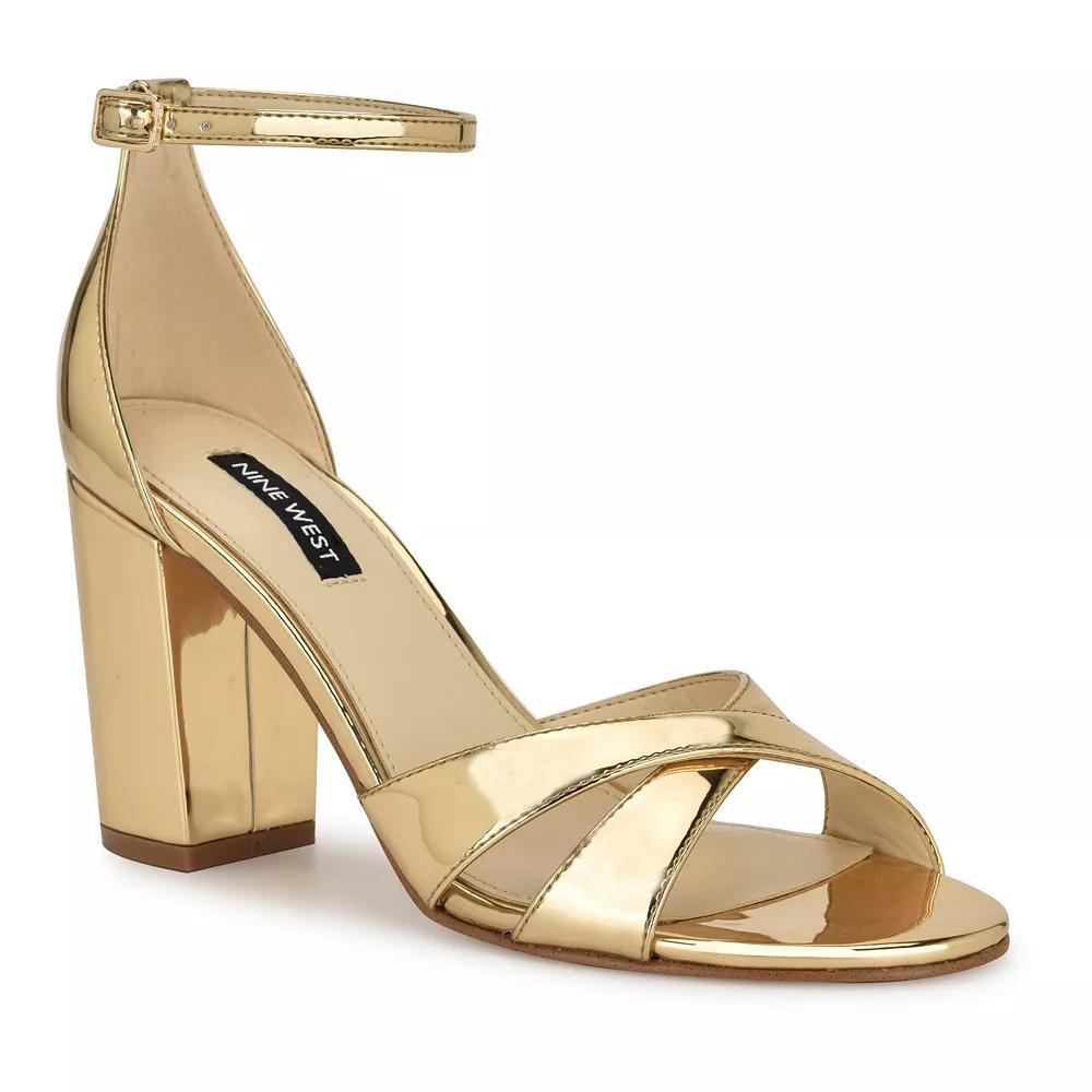 Nine West Saile Women's Dress Sandals, Size: 6, Black Patent Product Image