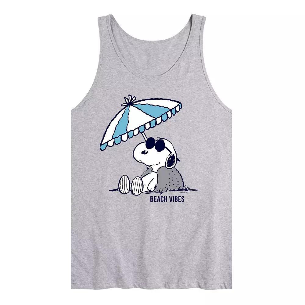 Mens Peanuts Chill Beach Vibes Tank Top Product Image