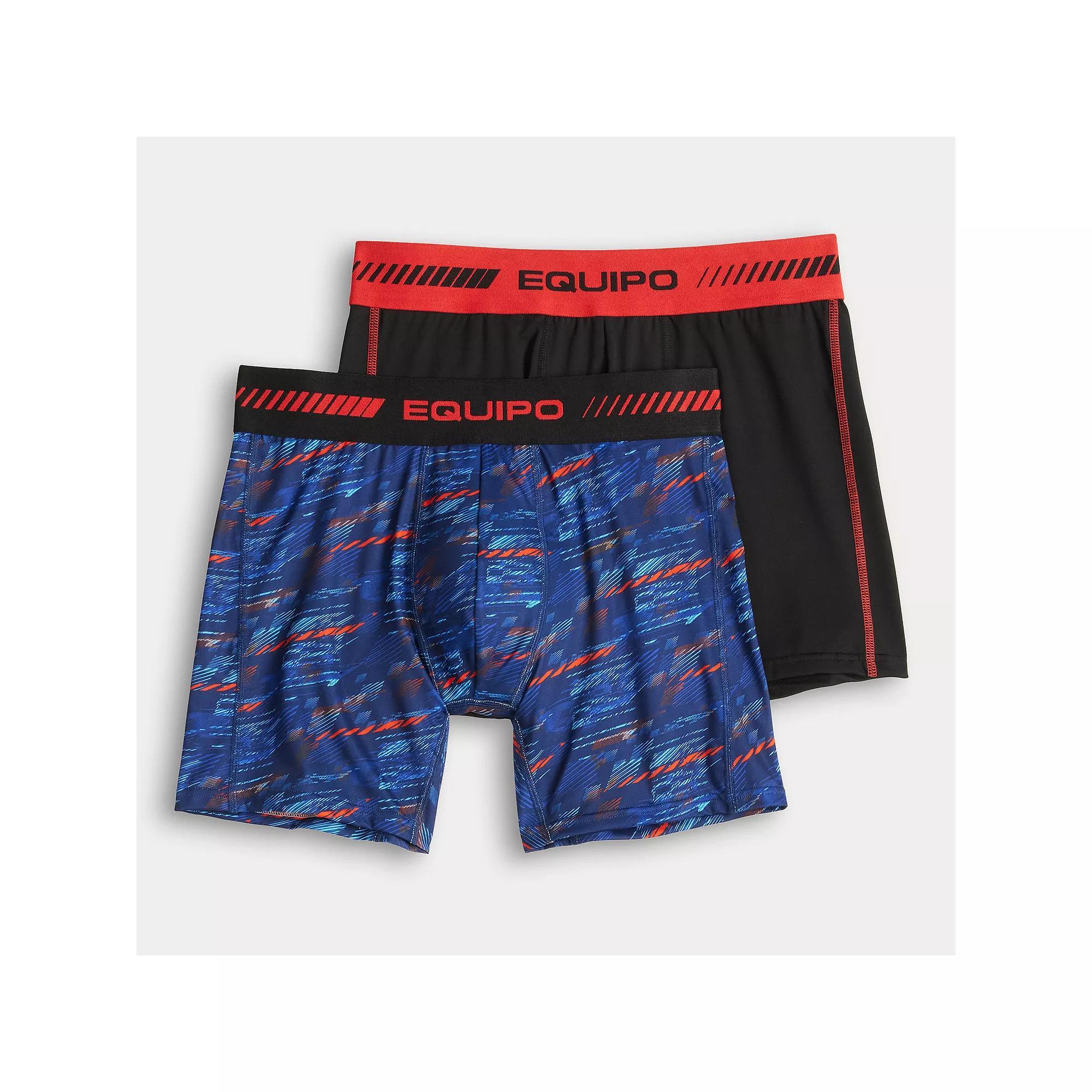 Men's Equipo 2-pack Boxer Briefs, Size: Medium, Black Product Image