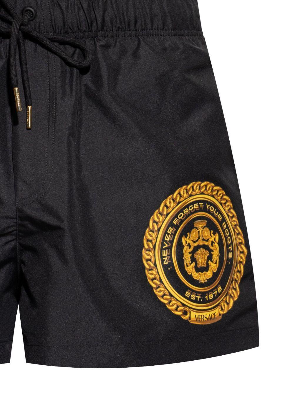 logo-print swim shorts Product Image