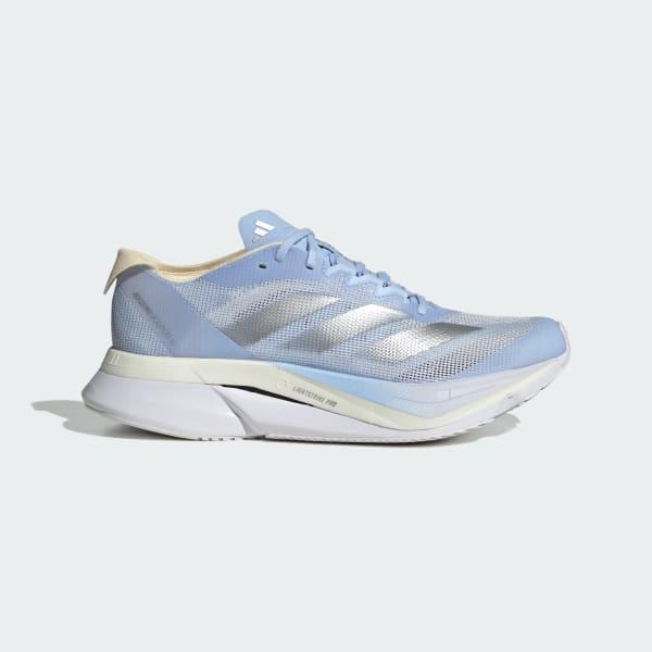 adidas Adizero Boston 12 Shoes Dash Grey 9.5 Womens Product Image