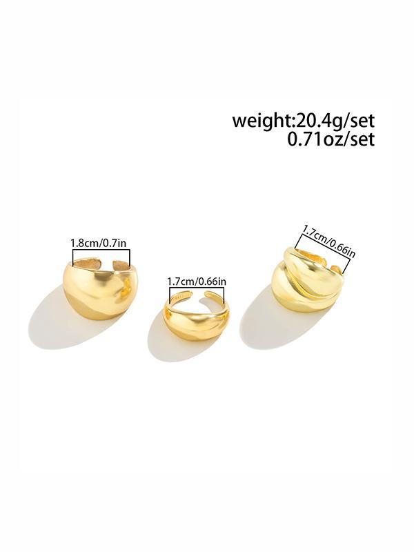Adjustable Geometric Rings Accessories Product Image