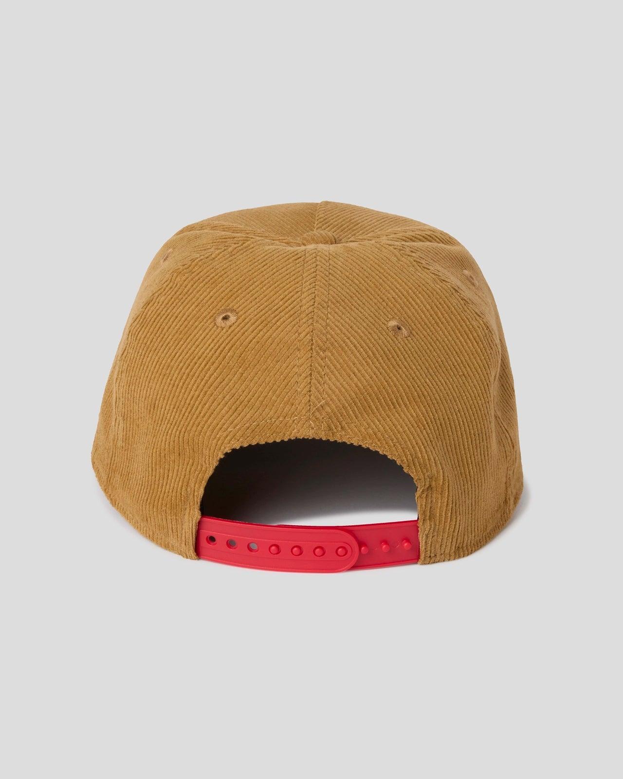 New Era x PSD Logo Hat Tan/Red Male Product Image