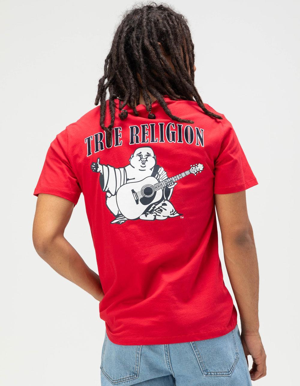 TRUE RELIGION Buddha Mens Tee - RED Product Image