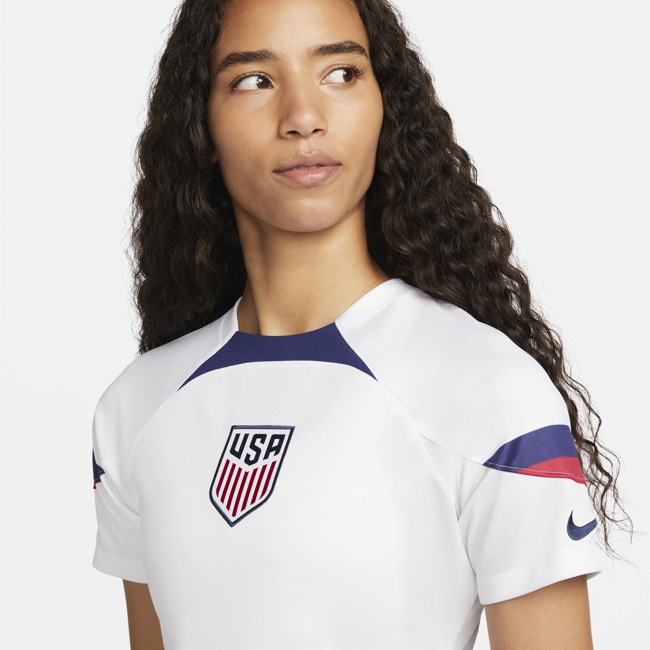 Womens Nike White Usmnt 2022/23 Home Breathe Stadium Replica Blank Jersey - White Product Image