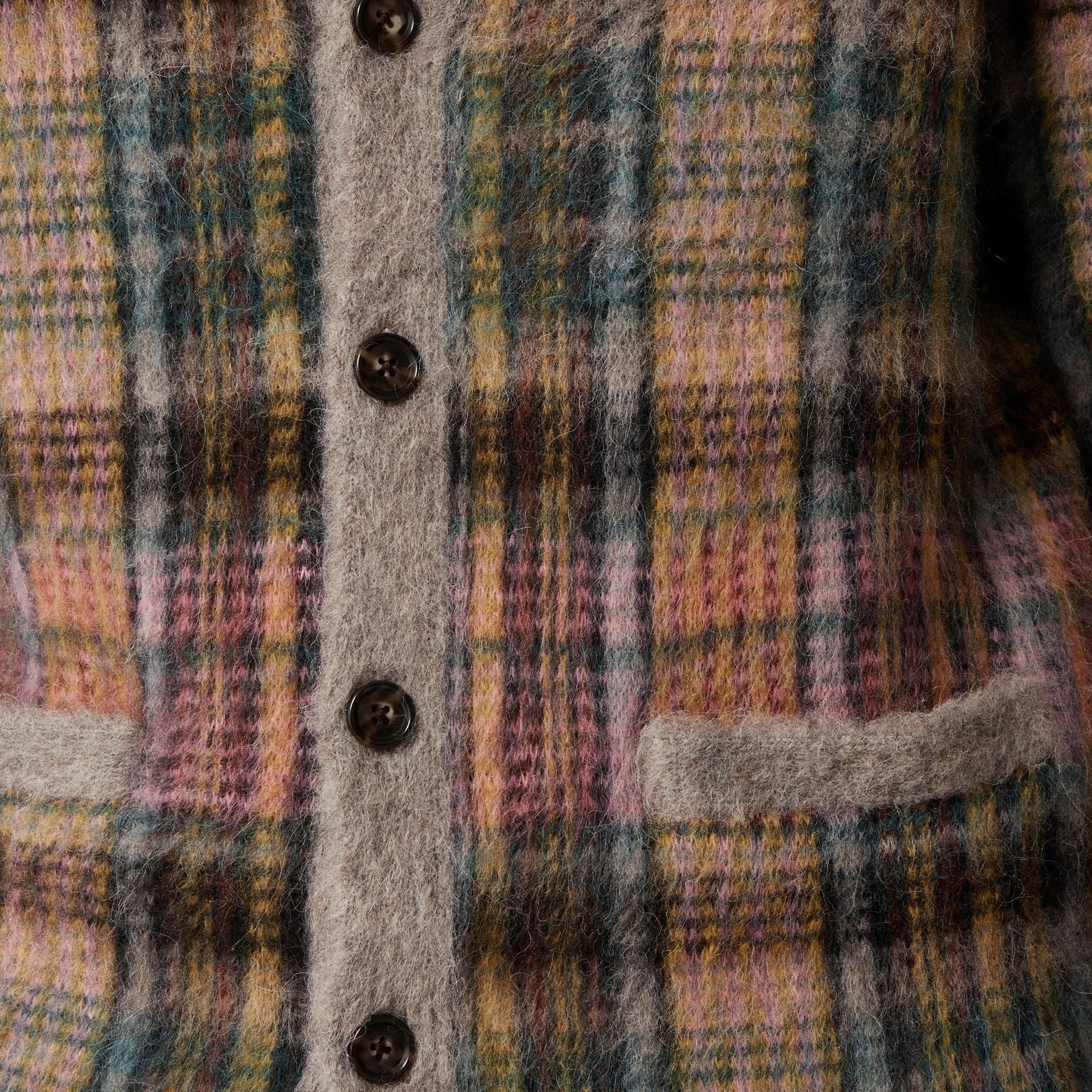 Alpaca-blend V-neck cardigan Product Image