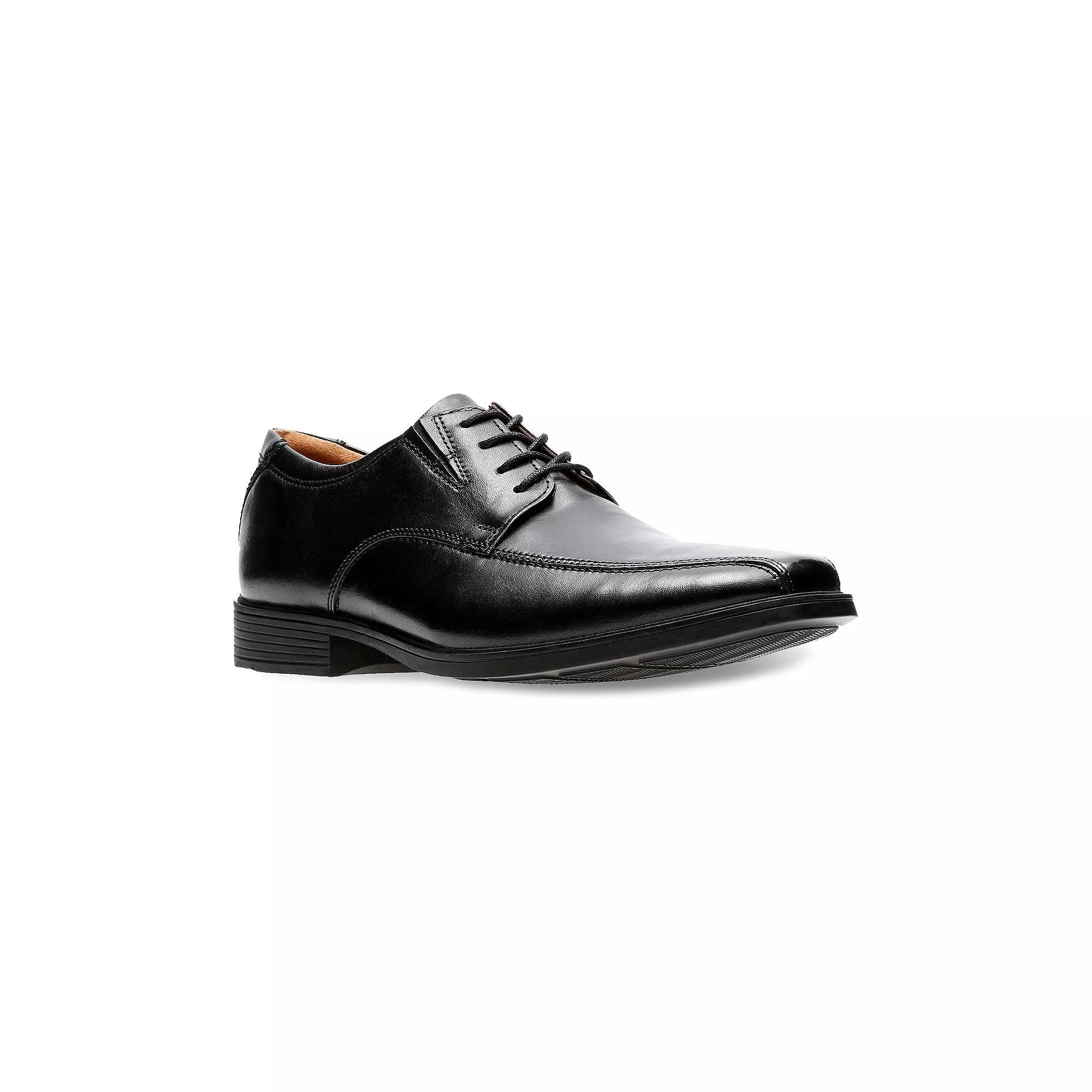 Clarks® Tilden Walk Men's Dress Shoes, Size: 10 Wide, Black Leather Product Image