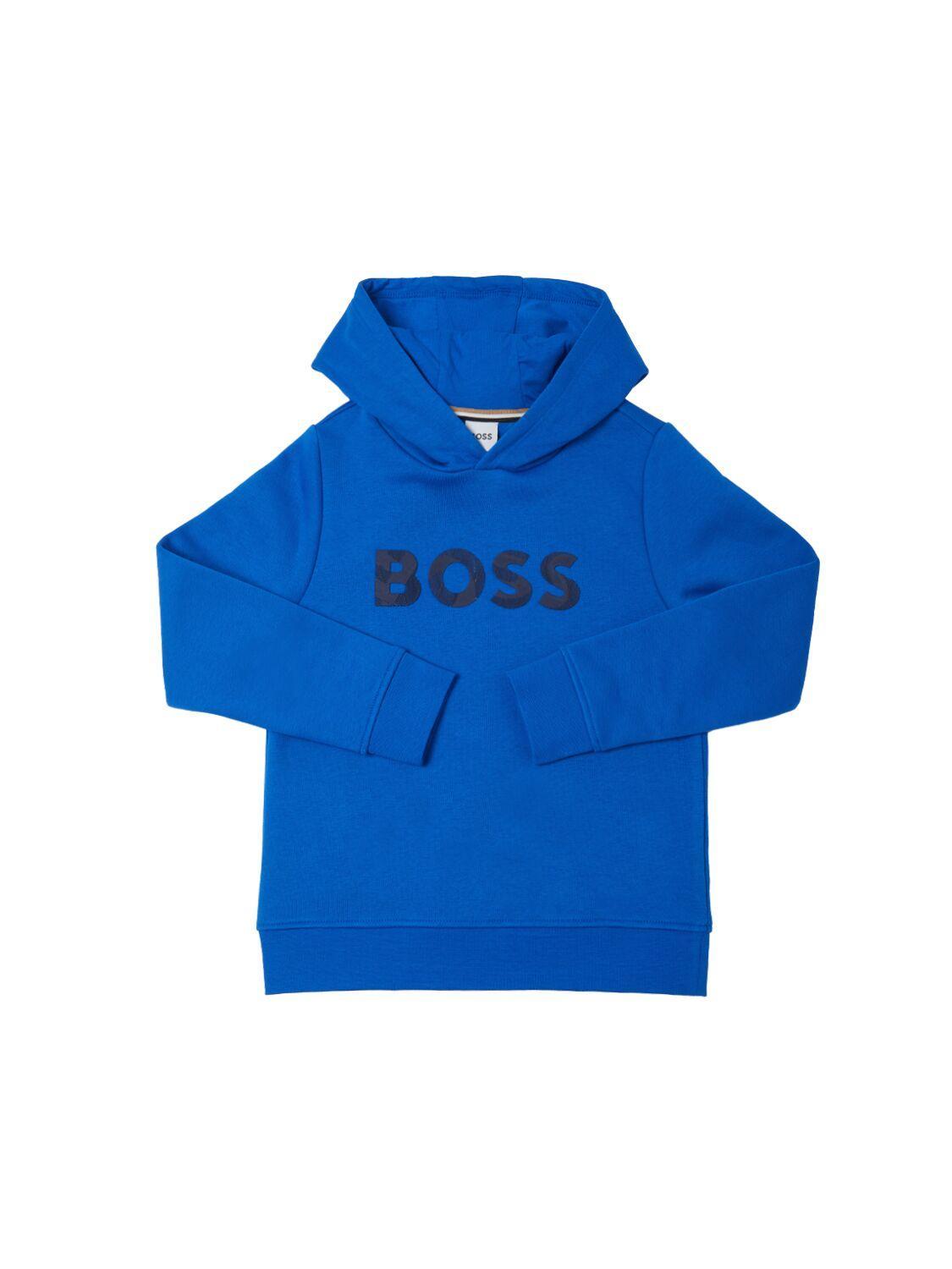 Boy's Logo-Print Hoodie, Size 6-12 Product Image