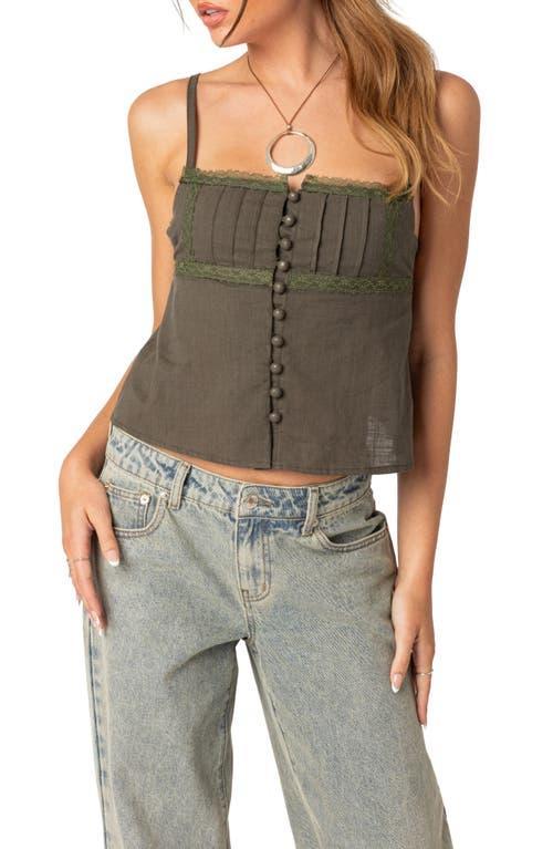 Womens Button up Linen top Product Image