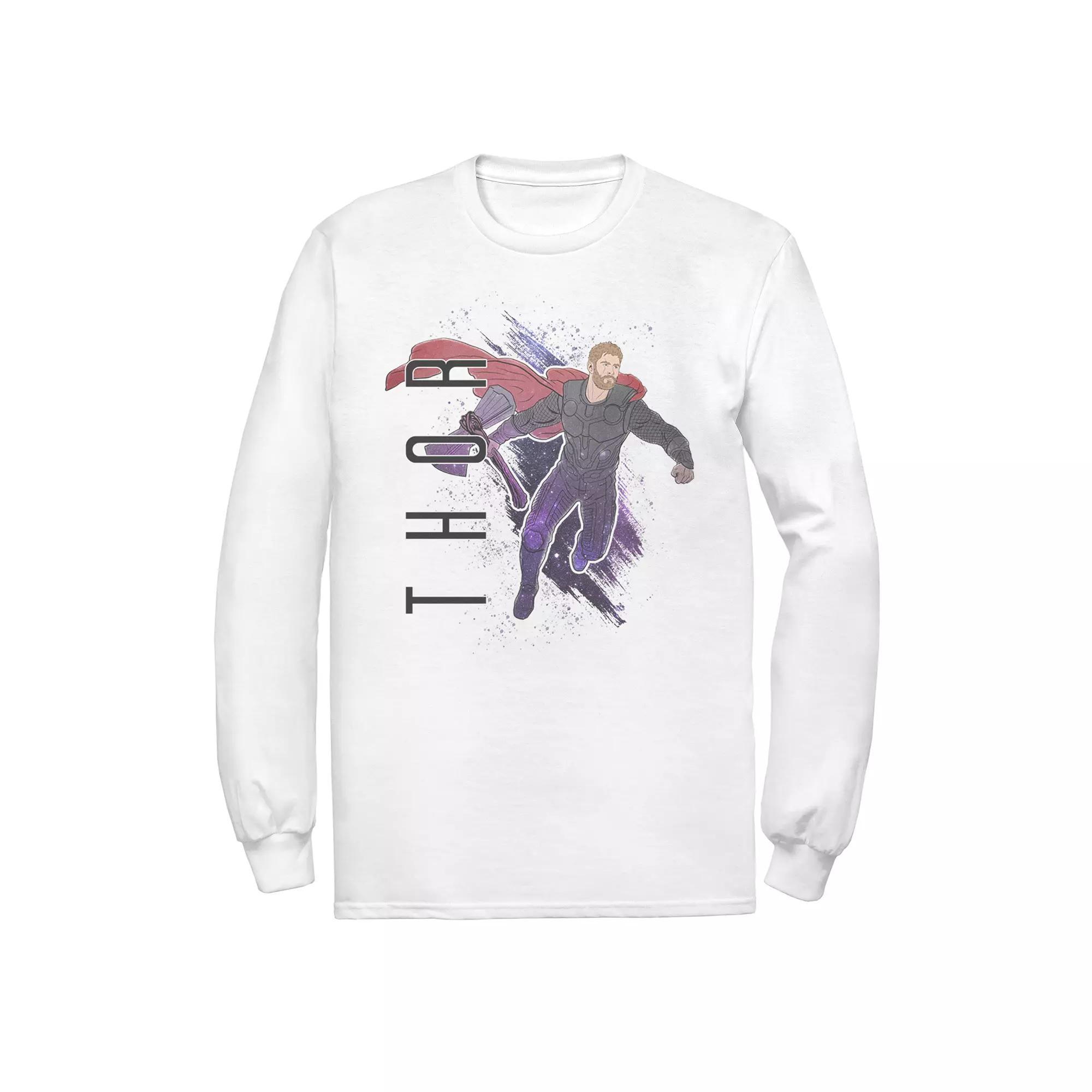 Men's Avengers Endgame Thor Tee, Size: XL, White Product Image