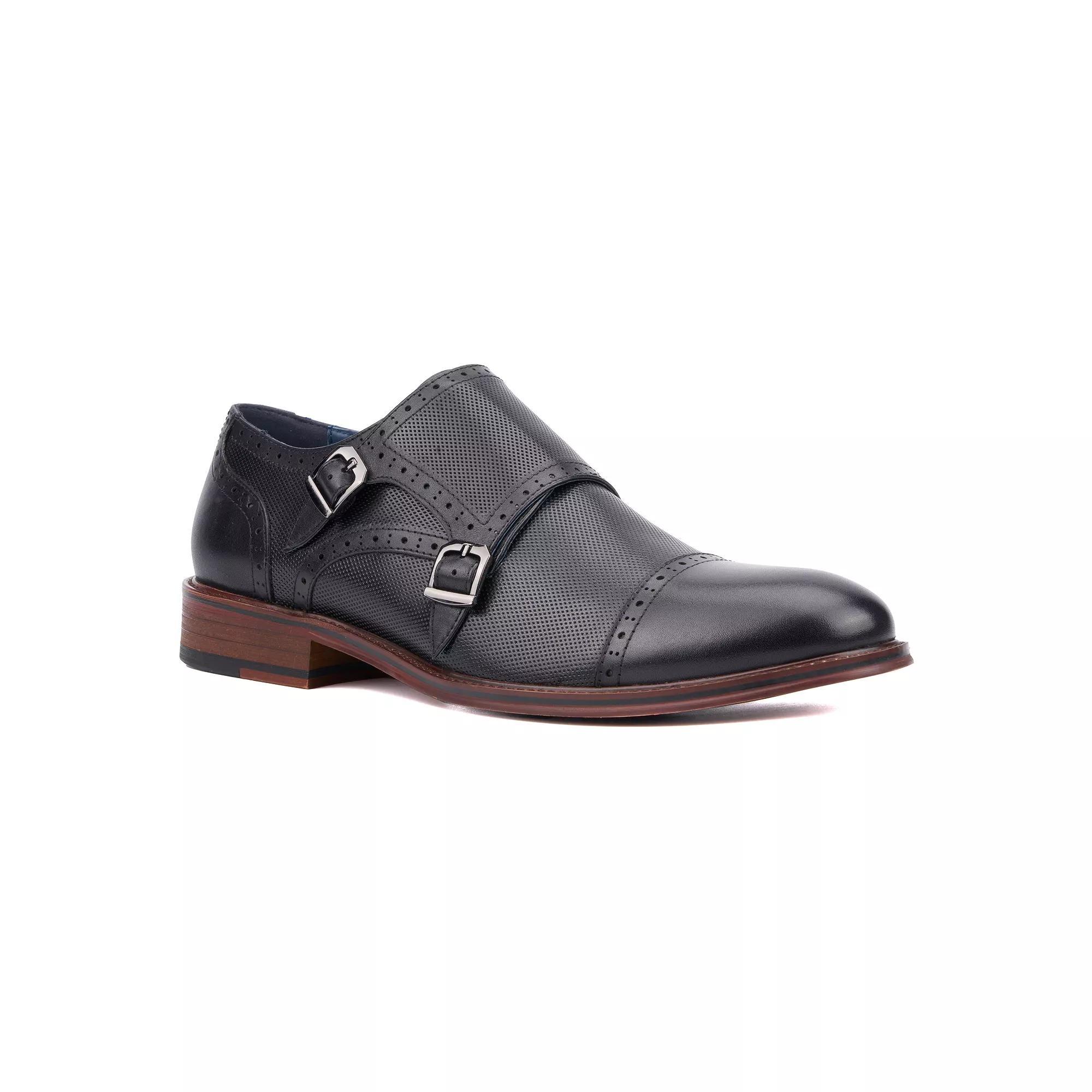 Vintage Foundry Co. Men's Morgan Dress Monk Strap Shoes, Size: 10, Black Product Image