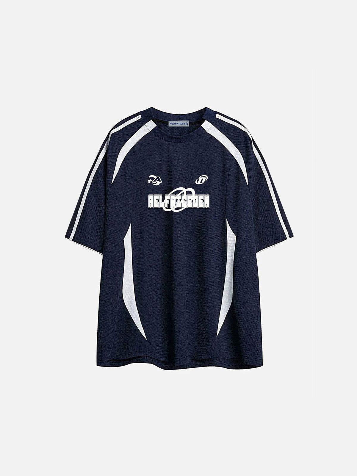 Aelfric Eden Color Block Speedway Tee Product Image