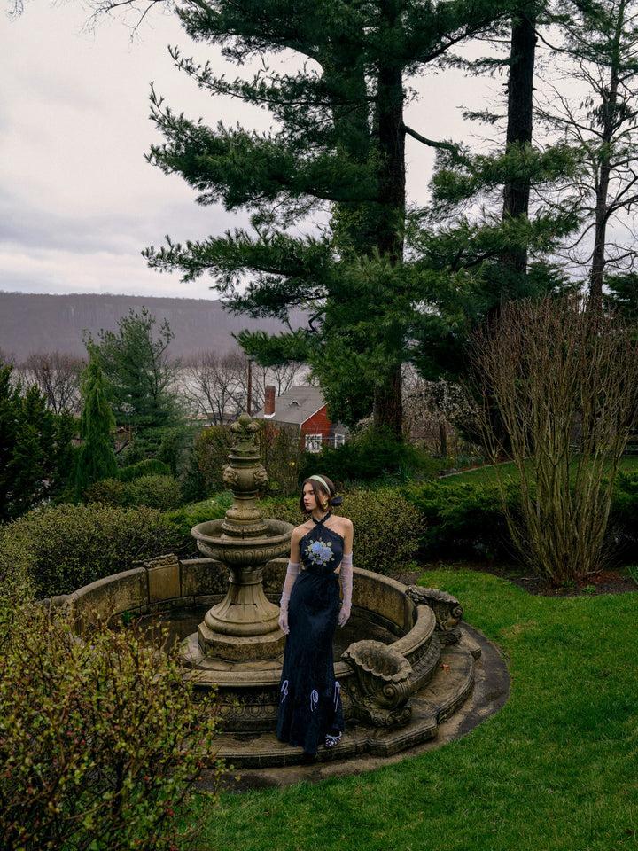 Mathilde Maxi Dress — Blue Product Image