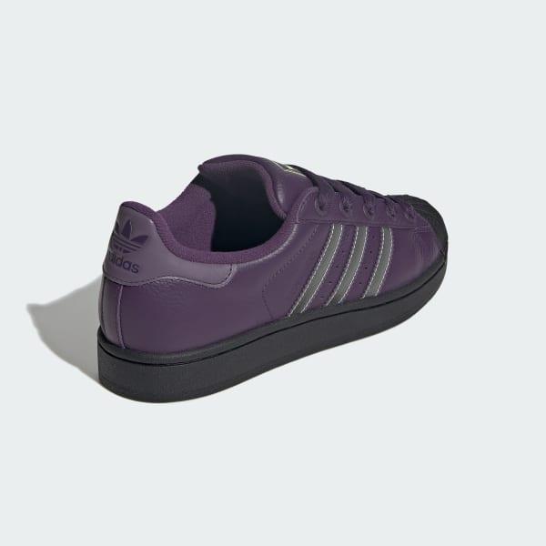 Womens adidas Superstar II Athletic Shoe - Preloved / Core Black / Off White Product Image