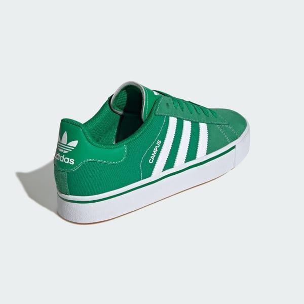 adidas Campus Vulc Shoes Green 6 Unisex Product Image