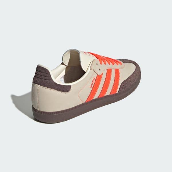 adidas Samba OG Shoes Solar Orange M 4.5 / W 5.5 Womens Product Image