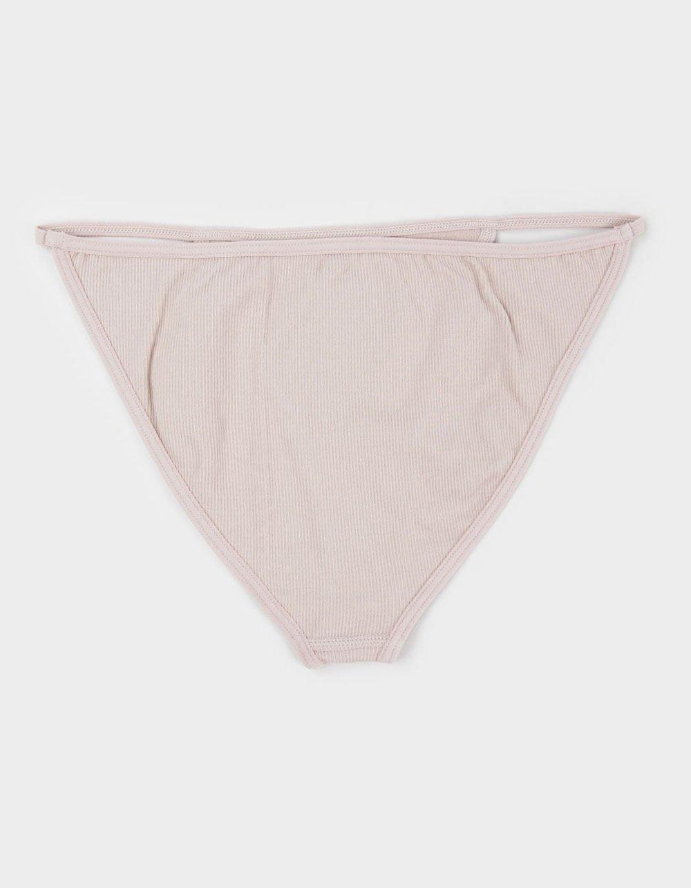 FULL TILT Seamless Rib Cheeky Panties - NAVY Product Image