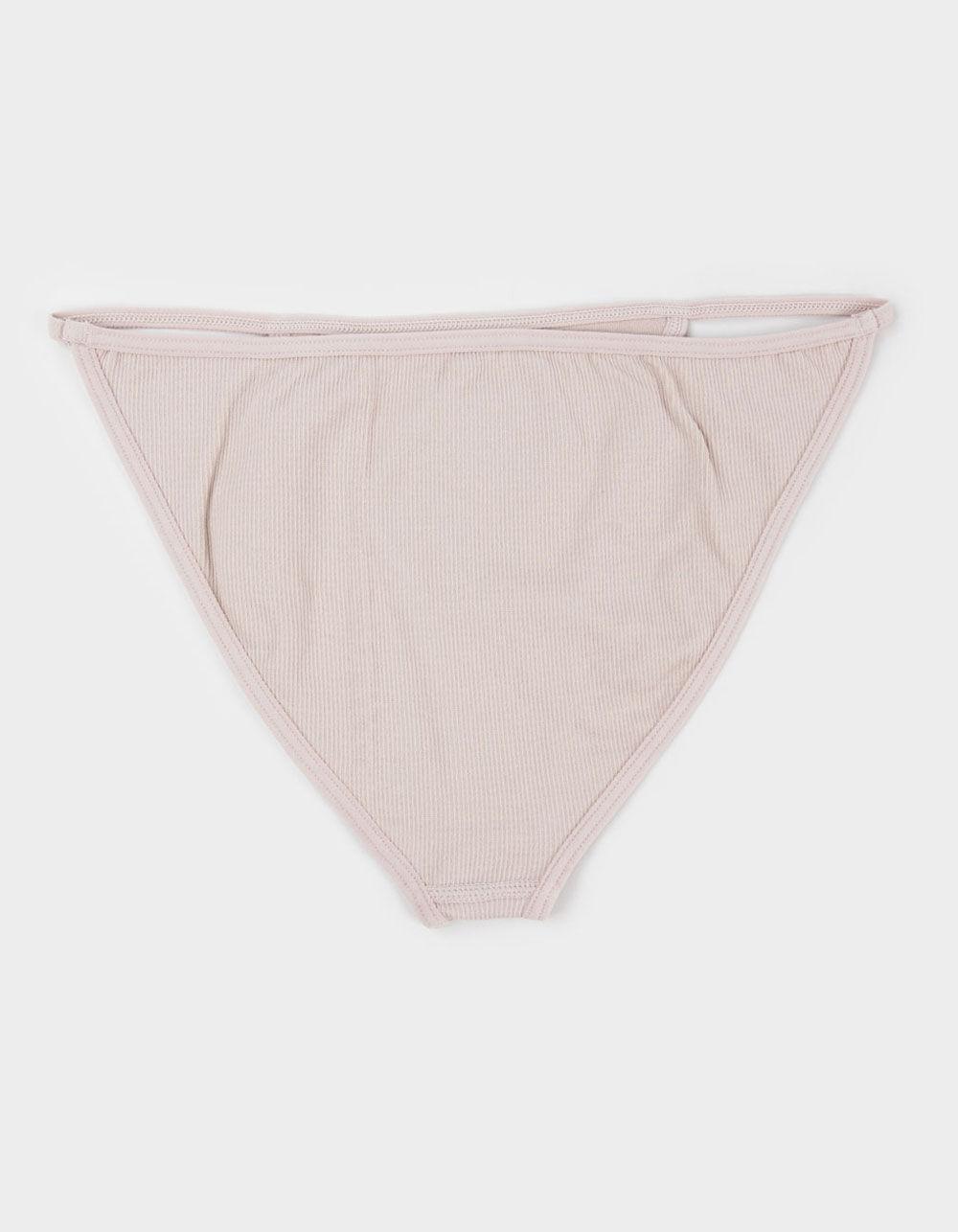 FULL TILT Seamless Rib Cheeky Panties - NAVY Product Image